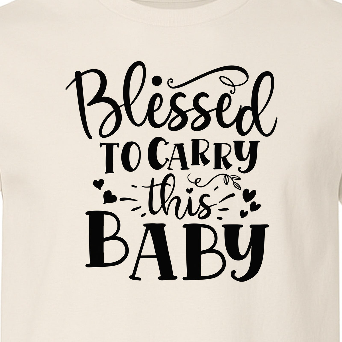 Blessed To Carry This Baby T-Shirt, Christian Pregnancy Gift for Expecting Moms