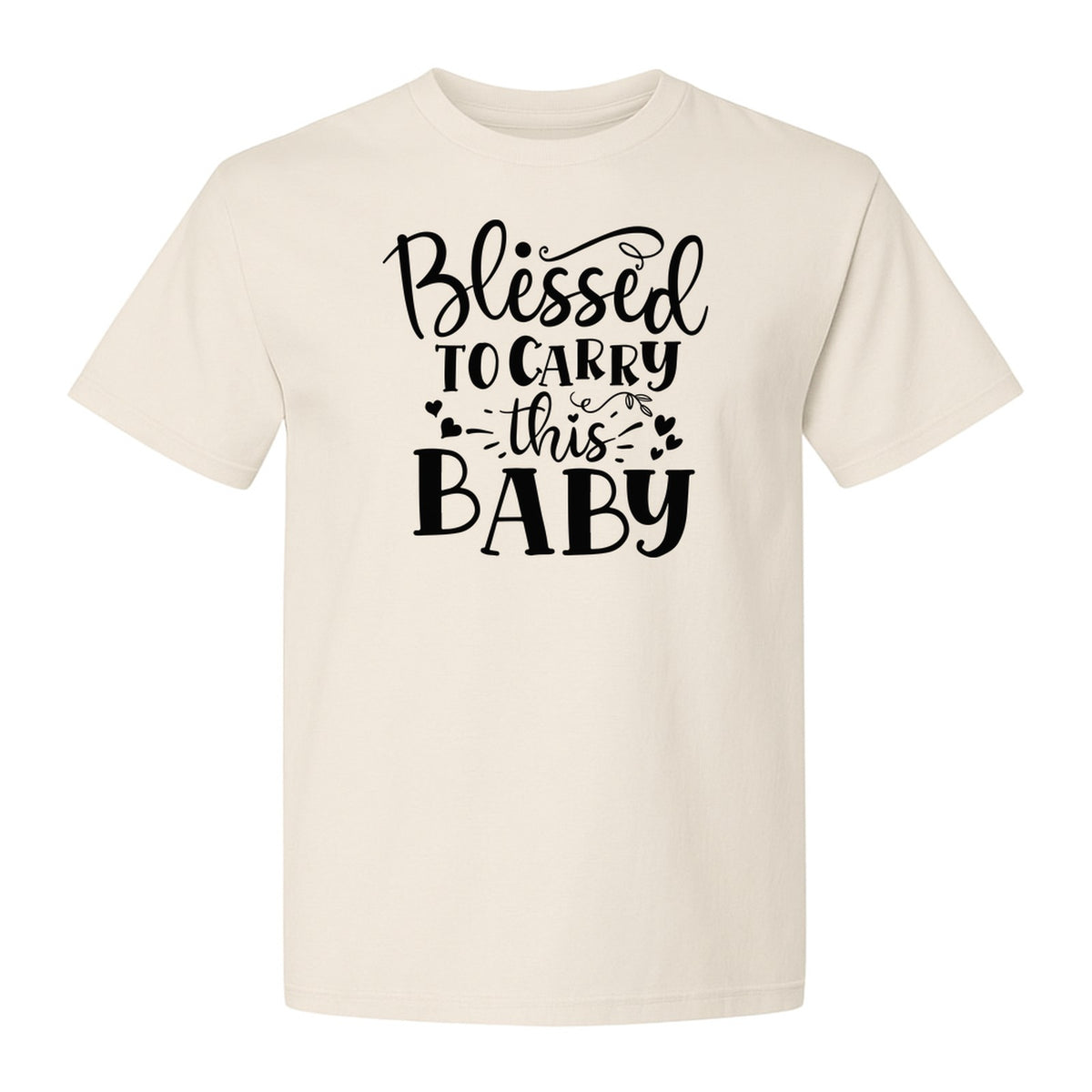 Blessed To Carry This Baby T-Shirt, Christian Pregnancy Gift for Expecting Moms