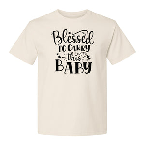 Blessed To Carry This Baby T-Shirt, Christian Pregnancy Gift for Expecting Moms