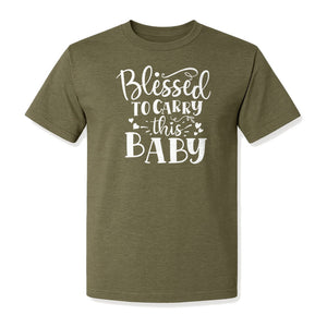 Blessed To Carry This Baby T-Shirt, Christian Pregnancy Gift for Expecting Moms