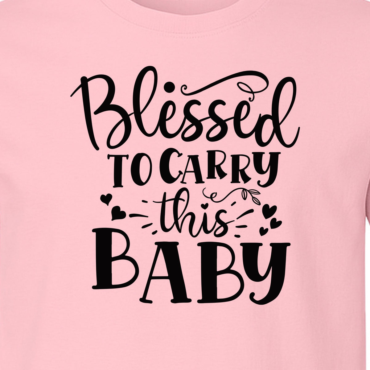 Blessed To Carry This Baby T-Shirt, Christian Pregnancy Gift for Expecting Moms
