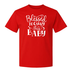 Blessed To Carry This Baby T-Shirt, Christian Pregnancy Gift for Expecting Moms