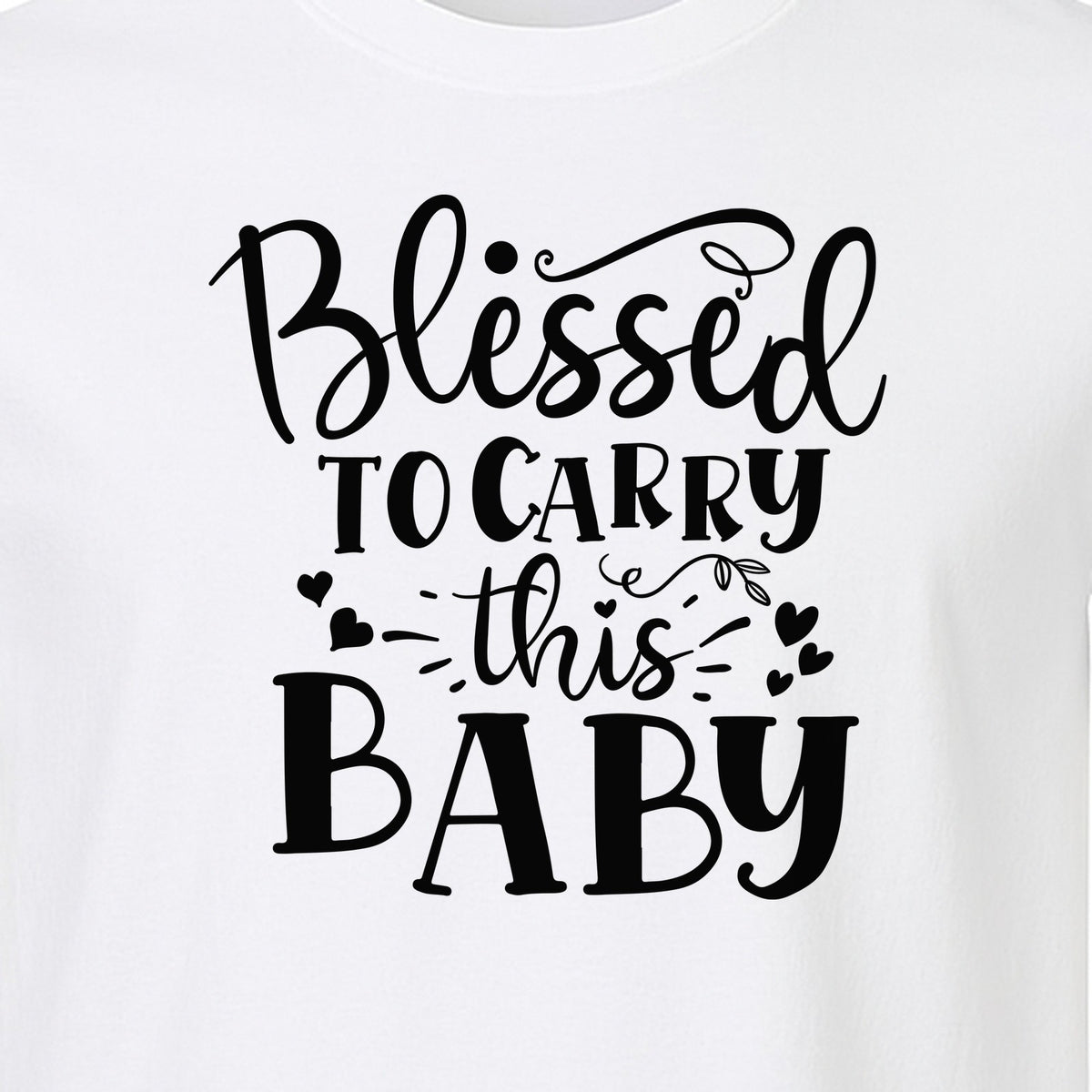 Blessed To Carry This Baby T-Shirt, Christian Pregnancy Gift for Expecting Moms