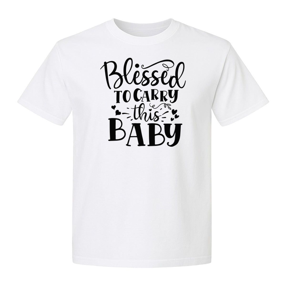 Blessed To Carry This Baby T-Shirt, Christian Pregnancy Gift for Expecting Moms