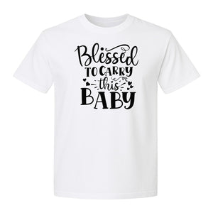 Blessed To Carry This Baby T-Shirt, Christian Pregnancy Gift for Expecting Moms