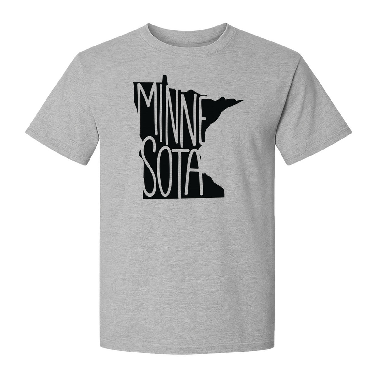 Minnesota State Map T-Shirt, Typography Travel Souvenir for Proud Residents and Visitors