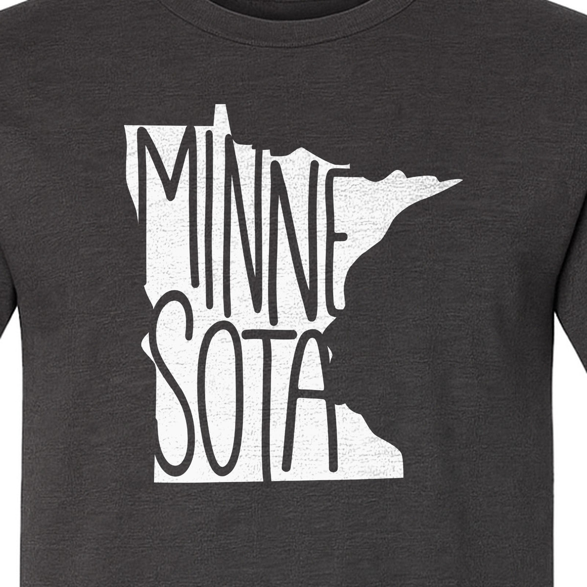 Minnesota State Map T-Shirt, Typography Travel Souvenir for Proud Residents and Visitors