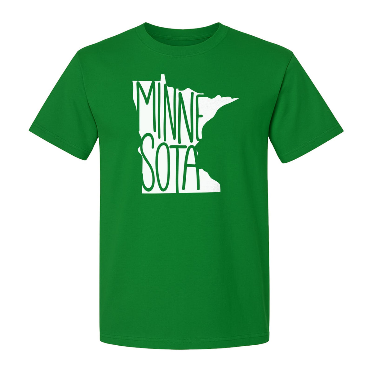 Minnesota State Map T-Shirt, Typography Travel Souvenir for Proud Residents and Visitors