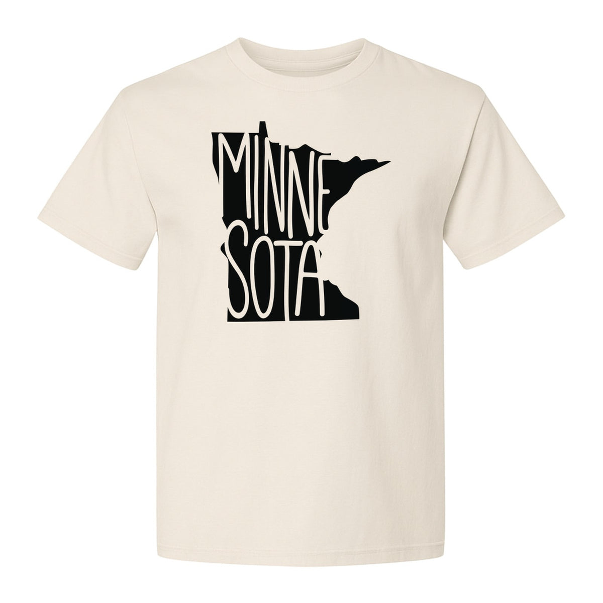 Minnesota State Map T-Shirt, Typography Travel Souvenir for Proud Residents and Visitors