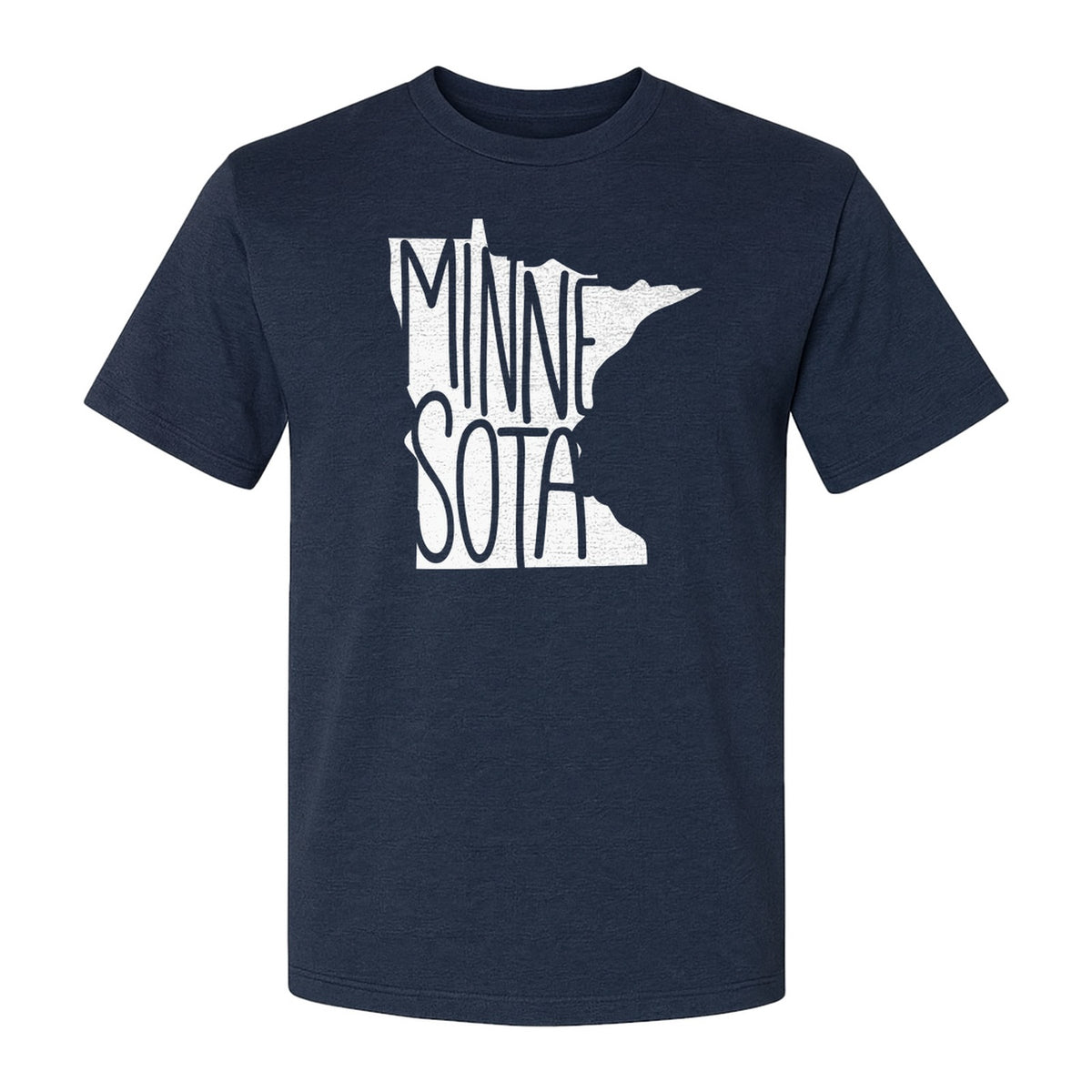 Minnesota State Map T-Shirt, Typography Travel Souvenir for Proud Residents and Visitors