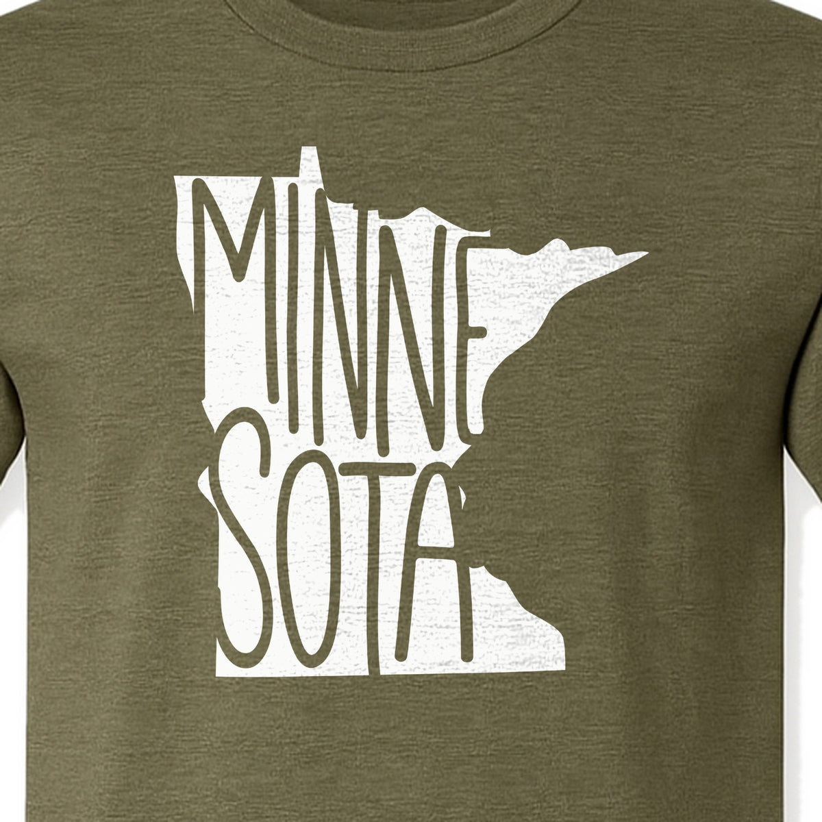 Minnesota State Map T-Shirt, Typography Travel Souvenir for Proud Residents and Visitors