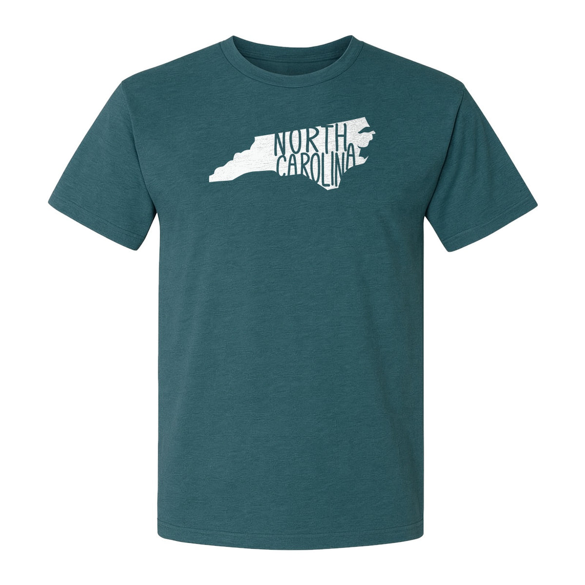 North Carolina Map T-Shirt, State Outline Graphic for NC Residents and Travel Gifts