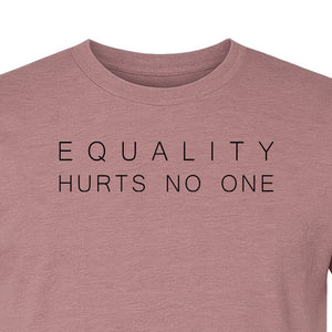 Equality Hurts No One T-Shirt, Feminism and Social Justice Statement Design