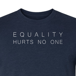 Equality Hurts No One T-Shirt, Feminism and Social Justice Statement Design