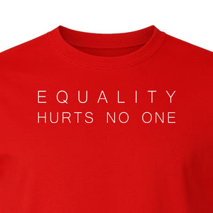 Equality Hurts No One T-Shirt, Feminism and Social Justice Statement Design