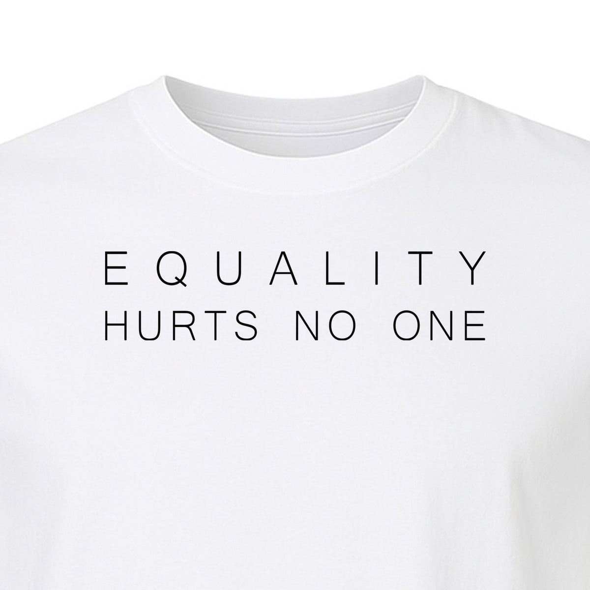 Equality Hurts No One T-Shirt, Feminism and Social Justice Statement Design