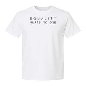 Equality Hurts No One T-Shirt, Feminism and Social Justice Statement Design