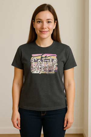 Be Salty T-Shirt, Matthew 5:13 Leopard Letter Christian Faith Graphic for Believers and Worship