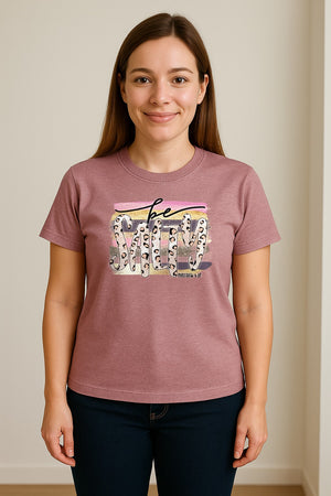 Be Salty T-Shirt, Matthew 5:13 Leopard Letter Christian Faith Graphic for Believers and Worship