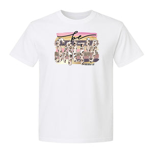 Be Salty T-Shirt, Matthew 5:13 Leopard Letter Christian Faith Graphic for Believers and Worship