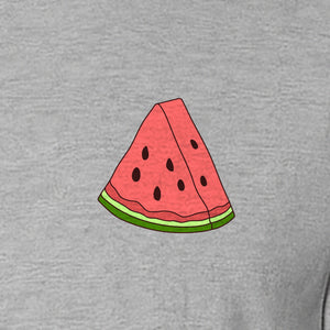 Watermelon T-Shirt, Cute Small Left Chest Fruit Graphic Tee for Summer Outfits and Gifts