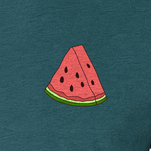 Watermelon T-Shirt, Cute Small Left Chest Fruit Graphic Tee for Summer Outfits and Gifts