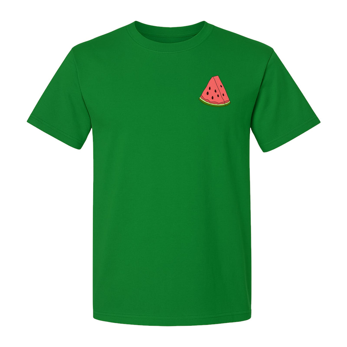 Watermelon T-Shirt, Cute Small Left Chest Fruit Graphic Tee for Summer Outfits and Gifts