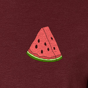 Watermelon T-Shirt, Cute Small Left Chest Fruit Graphic Tee for Summer Outfits and Gifts