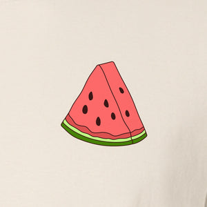 Watermelon T-Shirt, Cute Small Left Chest Fruit Graphic Tee for Summer Outfits and Gifts