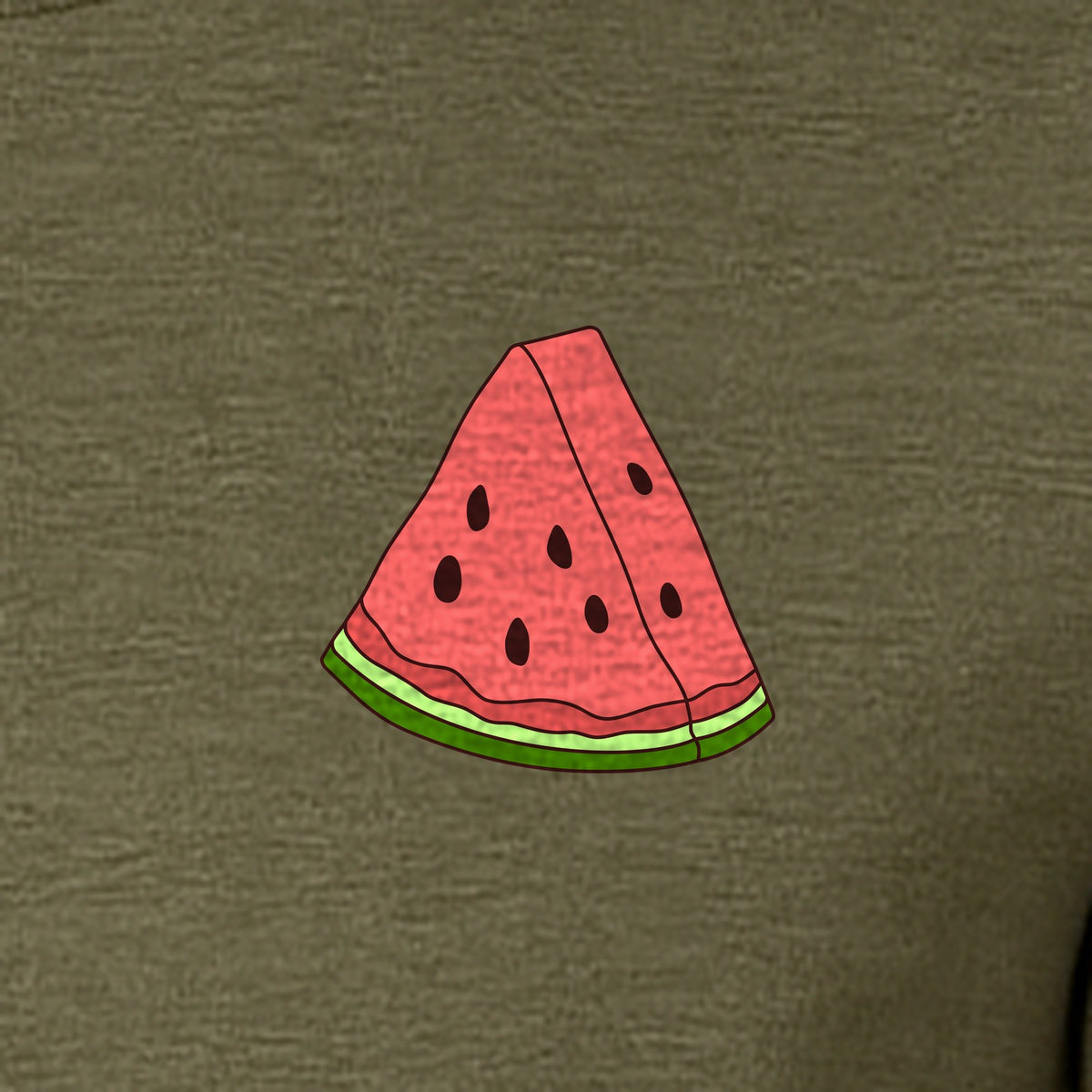 Watermelon T-Shirt, Cute Small Left Chest Fruit Graphic Tee for Summer Outfits and Gifts