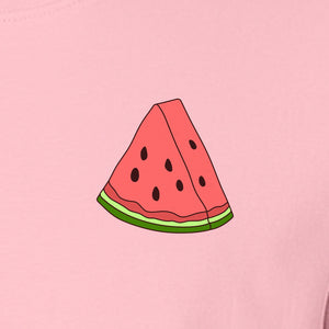 Watermelon T-Shirt, Cute Small Left Chest Fruit Graphic Tee for Summer Outfits and Gifts