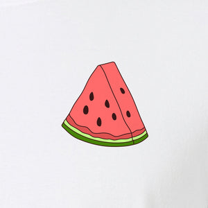 Watermelon T-Shirt, Cute Small Left Chest Fruit Graphic Tee for Summer Outfits and Gifts