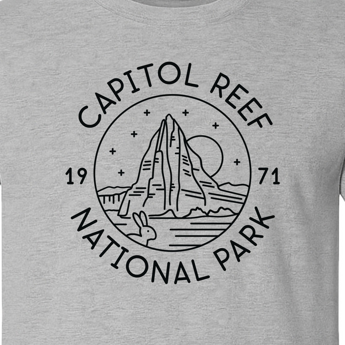 Capitol Reef National Park T-Shirt, Utah Desert Hiking and Camping Souvenir