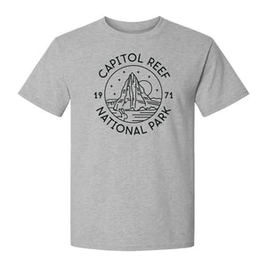 Capitol Reef National Park T-Shirt, Utah Desert Hiking and Camping Souvenir