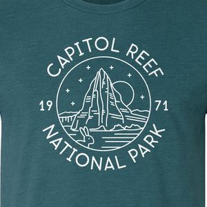 Capitol Reef National Park T-Shirt, Utah Desert Hiking and Camping Souvenir