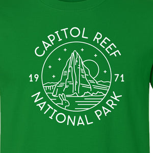 Capitol Reef National Park T-Shirt, Utah Desert Hiking and Camping Souvenir
