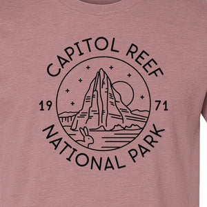 Capitol Reef National Park T-Shirt, Utah Desert Hiking and Camping Souvenir