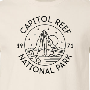 Capitol Reef National Park T-Shirt, Utah Desert Hiking and Camping Souvenir