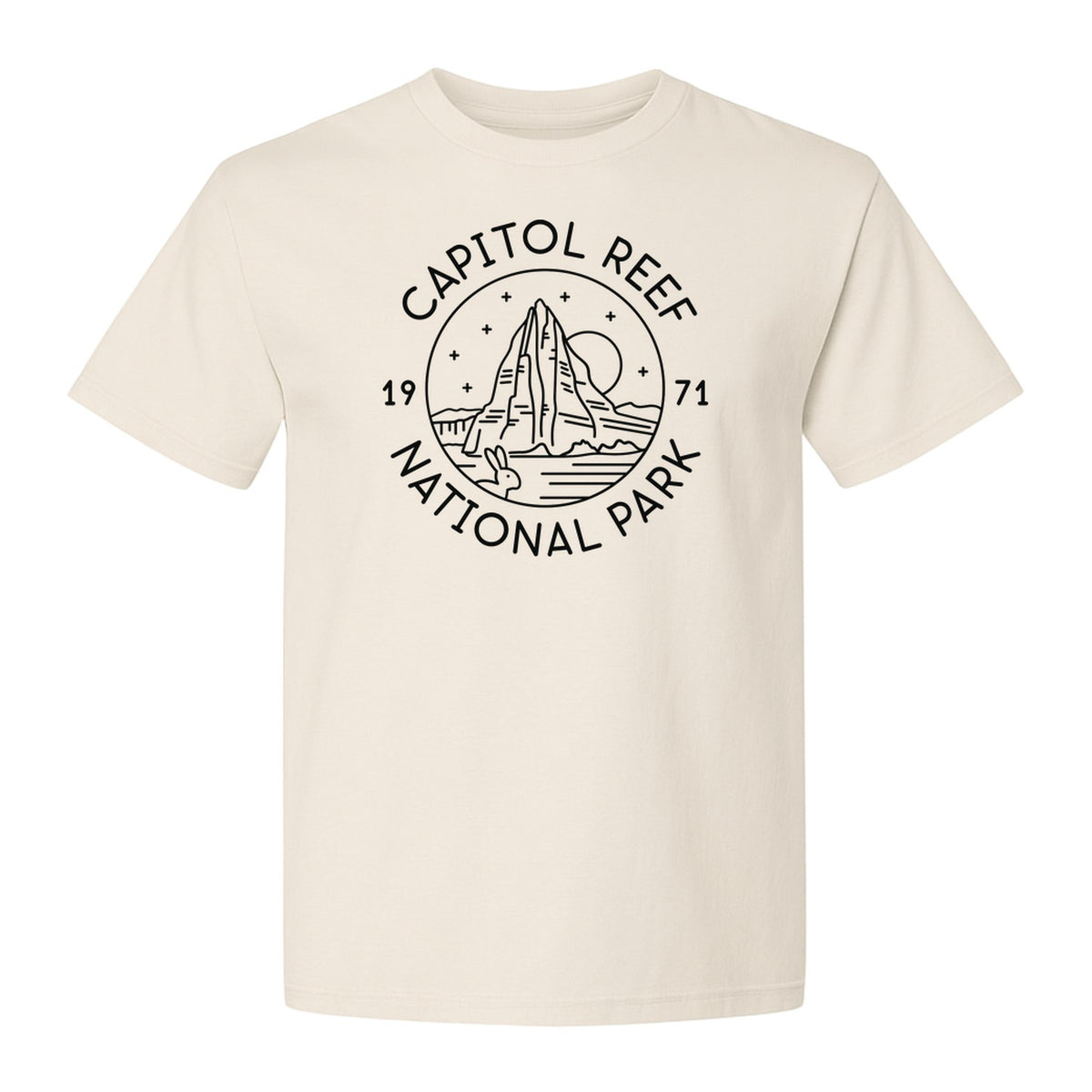Capitol Reef National Park T-Shirt, Utah Desert Hiking and Camping Souvenir