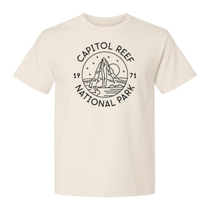 Capitol Reef National Park T-Shirt, Utah Desert Hiking and Camping Souvenir