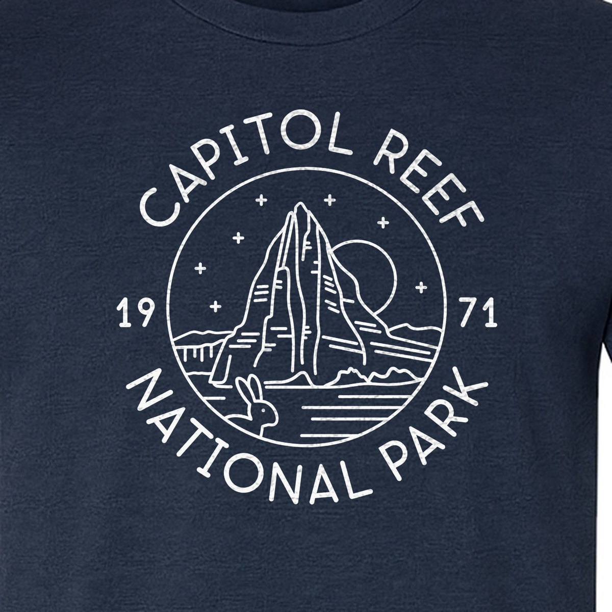 Capitol Reef National Park T-Shirt, Utah Desert Hiking and Camping Souvenir