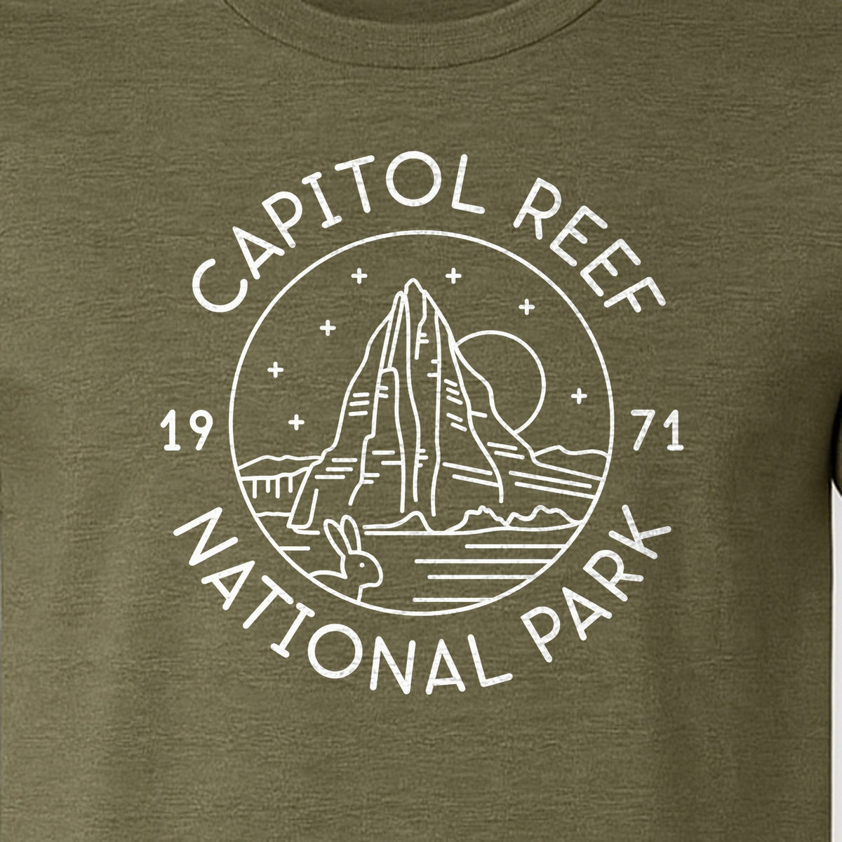 Capitol Reef National Park T-Shirt, Utah Desert Hiking and Camping Souvenir