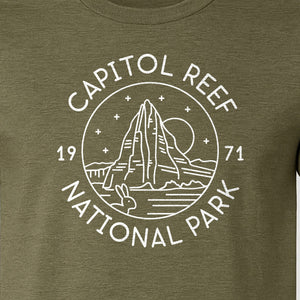 Capitol Reef National Park T-Shirt, Utah Desert Hiking and Camping Souvenir