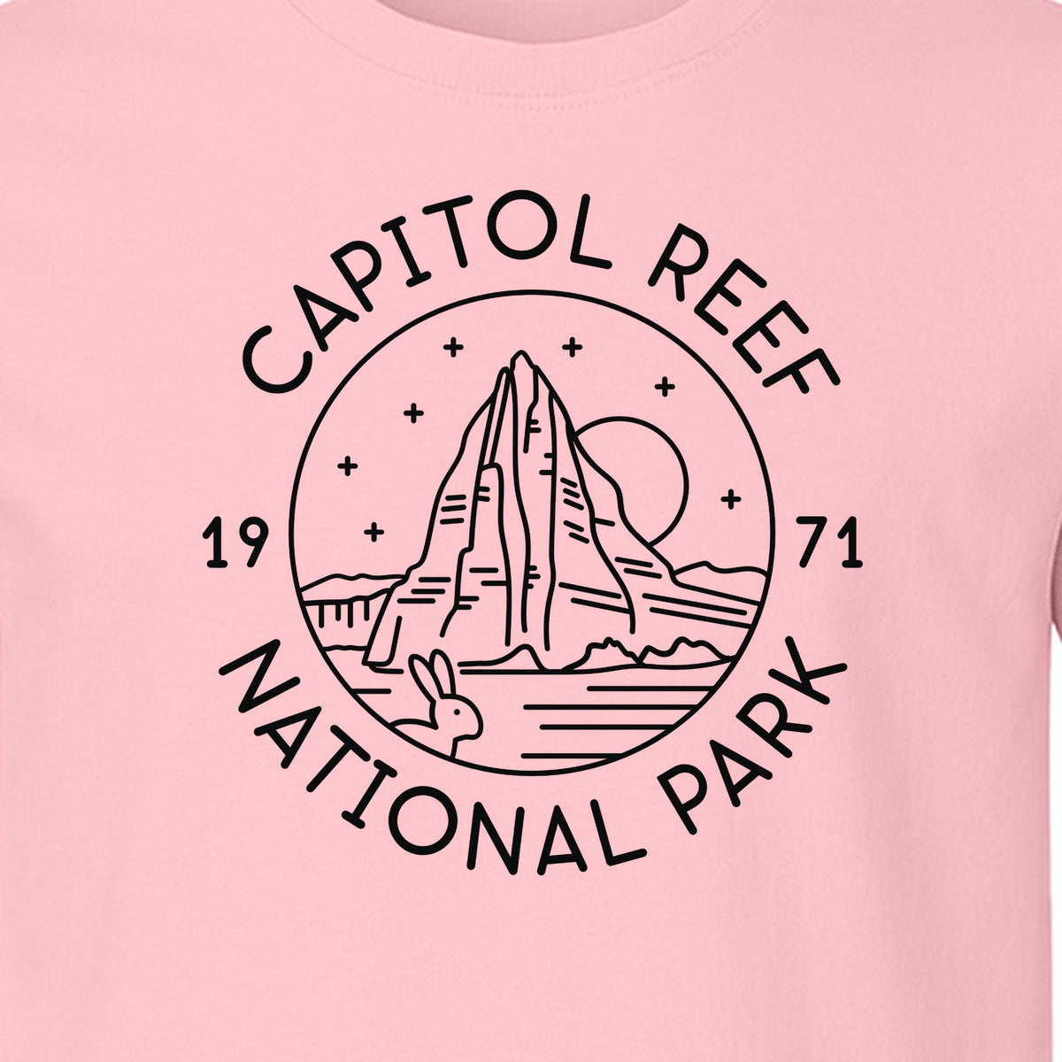 Capitol Reef National Park T-Shirt, Utah Desert Hiking and Camping Souvenir