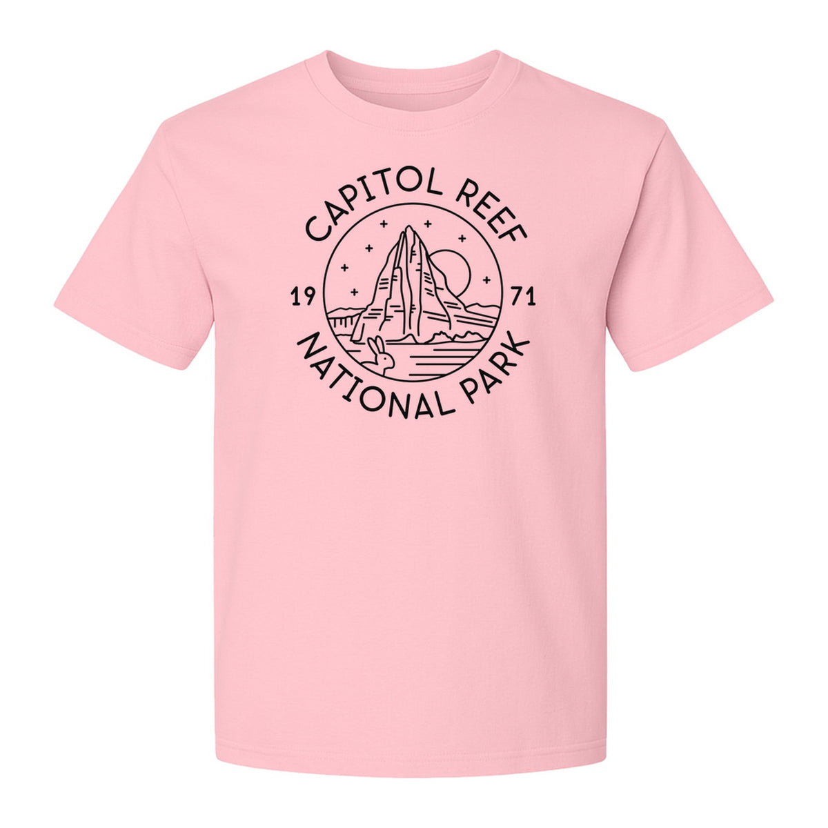 Capitol Reef National Park T-Shirt, Utah Desert Hiking and Camping Souvenir