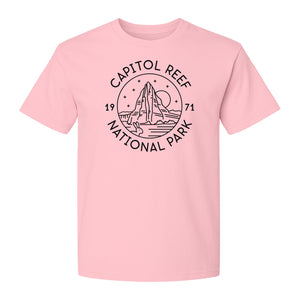 Capitol Reef National Park T-Shirt, Utah Desert Hiking and Camping Souvenir