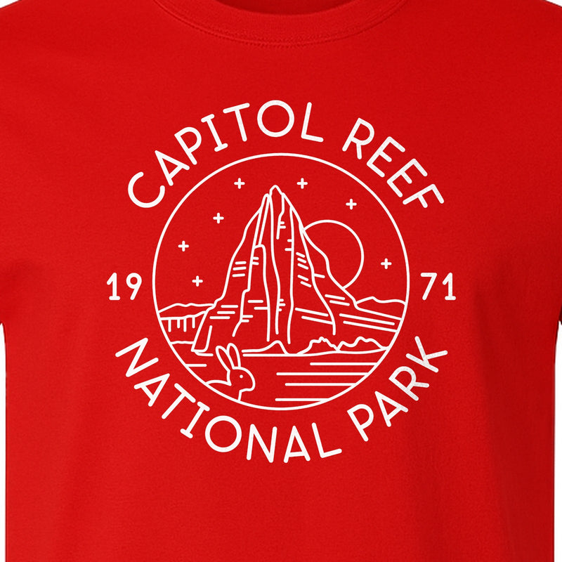 Capitol Reef National Park T-Shirt, Utah Desert Hiking and Camping Souvenir