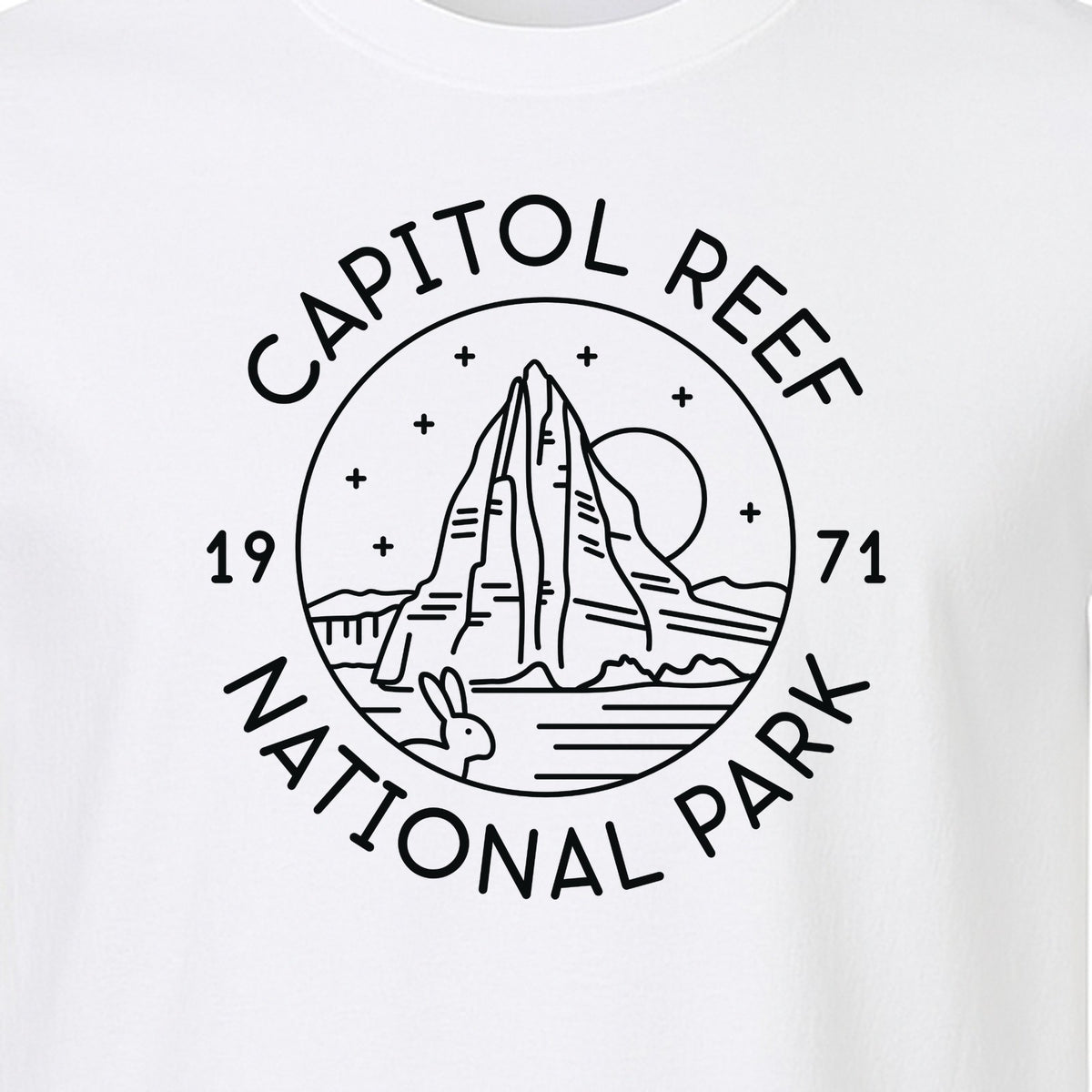 Capitol Reef National Park T-Shirt, Utah Desert Hiking and Camping Souvenir