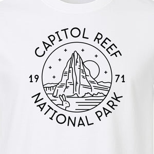 Capitol Reef National Park T-Shirt, Utah Desert Hiking and Camping Souvenir