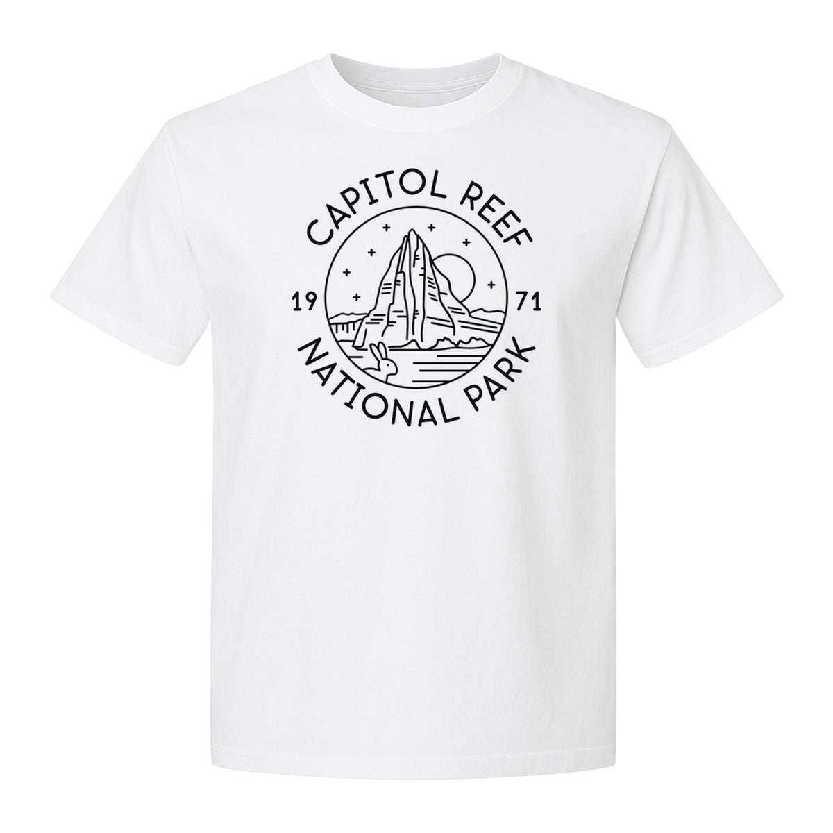 Capitol Reef National Park T-Shirt, Utah Desert Hiking and Camping Souvenir